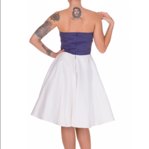 ❤️ Melissa Embroidered Anchor Vintage Dress by Dolly and Dotty ❤️ - Picture 3 of 13